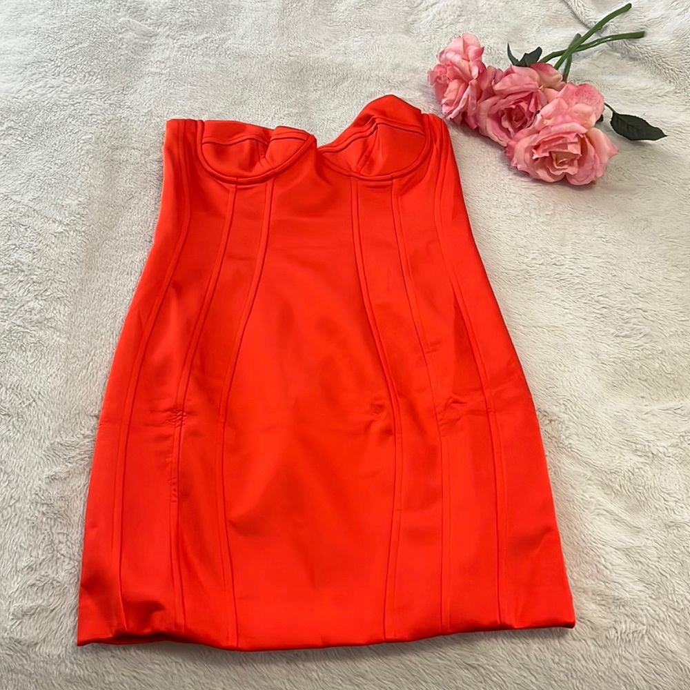 Satin mini dress
